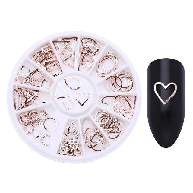 nail parts art glitter