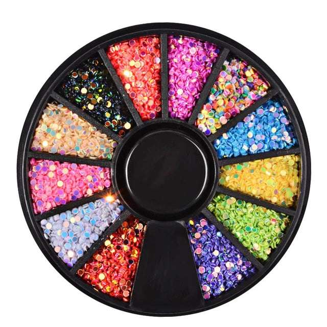 nail parts art glitter