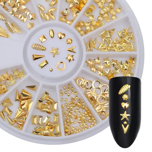 nail parts art glitter