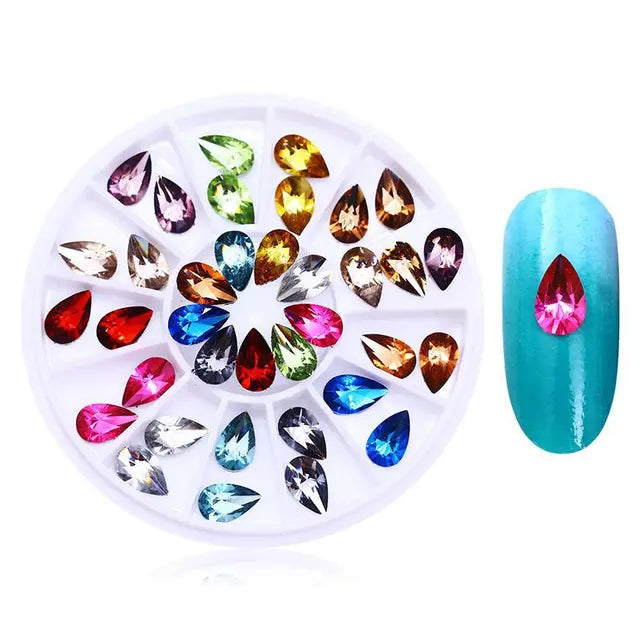 nail parts art glitter