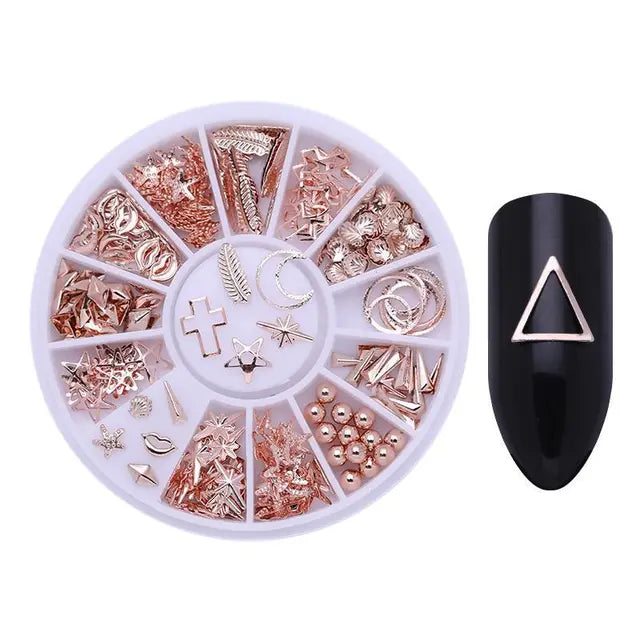 nail parts art glitter