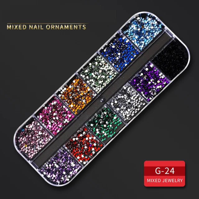 nail parts art glitter