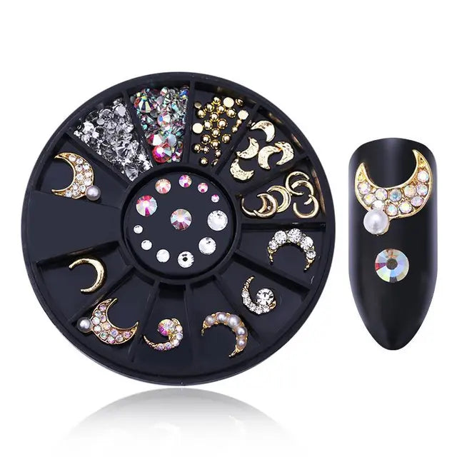 nail parts art glitter