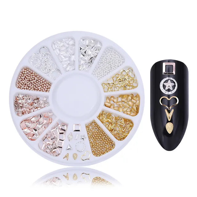 nail parts art glitter