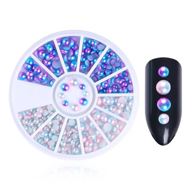 nail parts art glitter