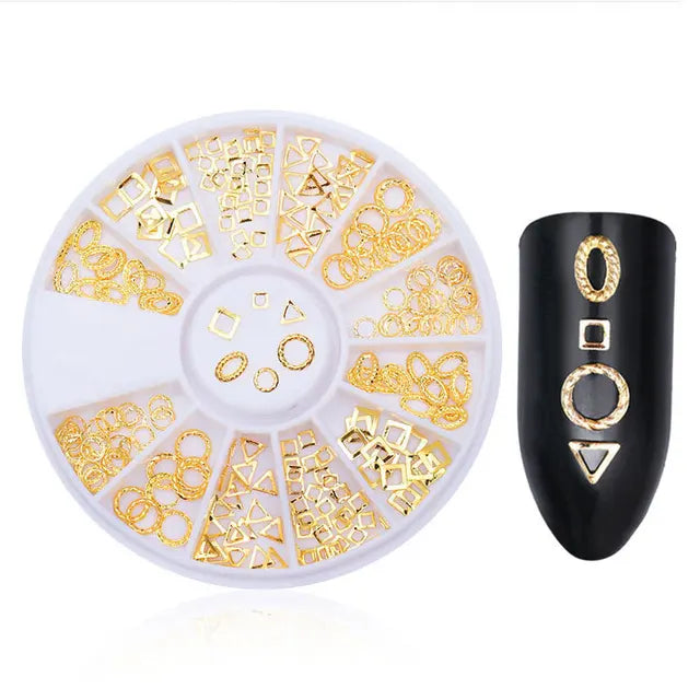 nail parts art glitter
