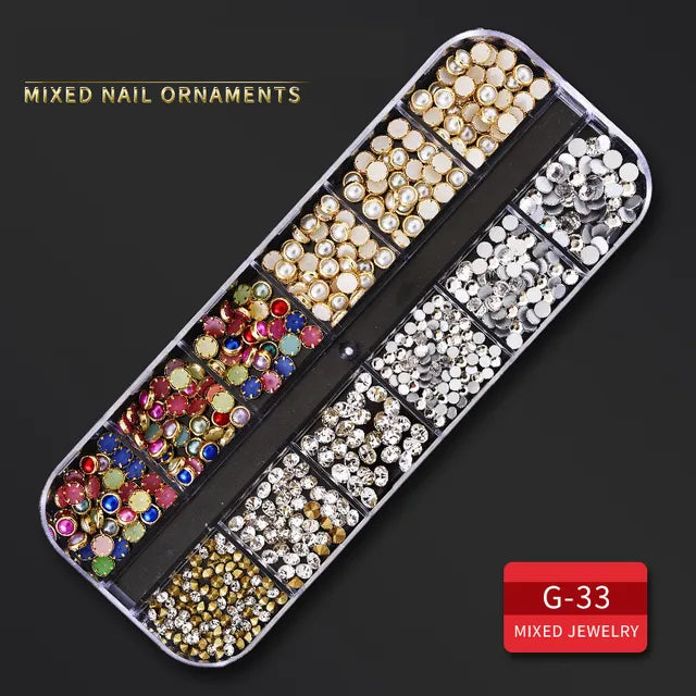 nail parts art glitter