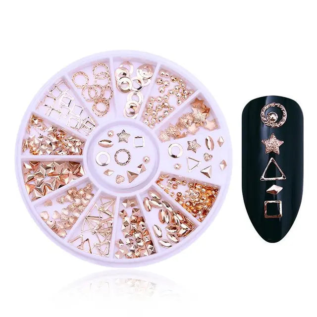 nail parts art glitter