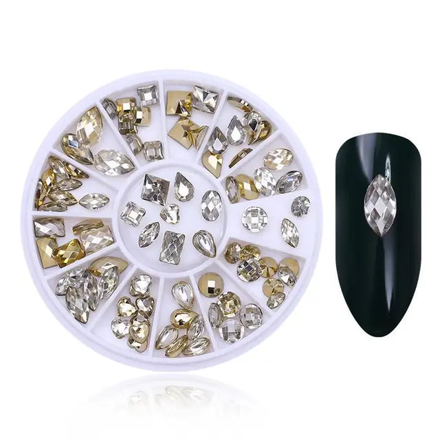 nail parts art glitter