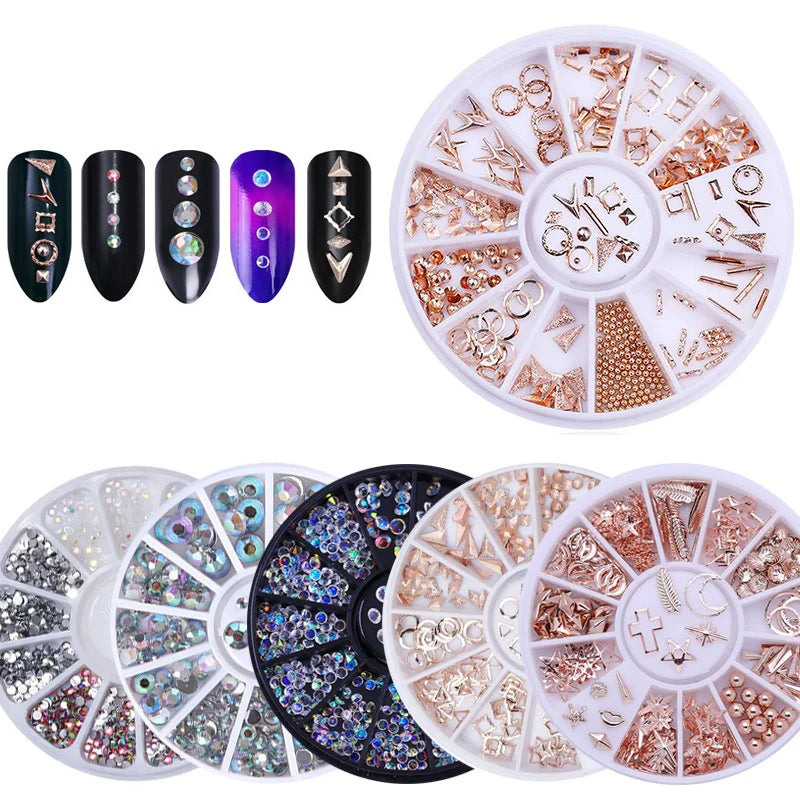 nail art glitter parts