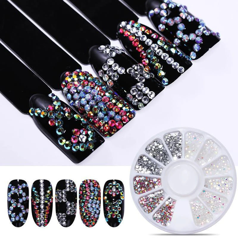 nail art glitter parts