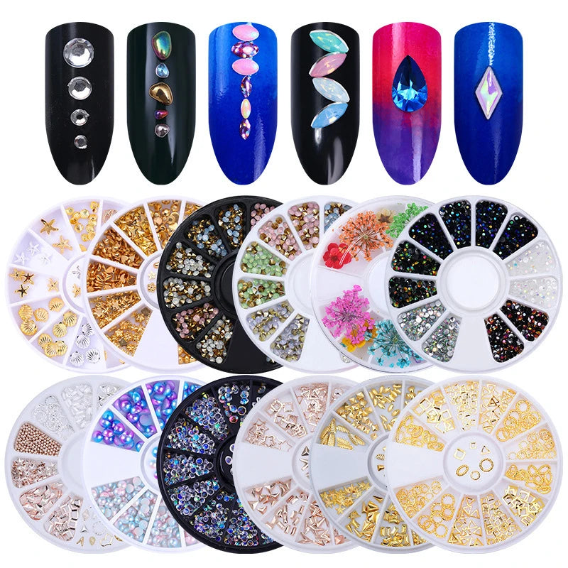 nail art glitter parts